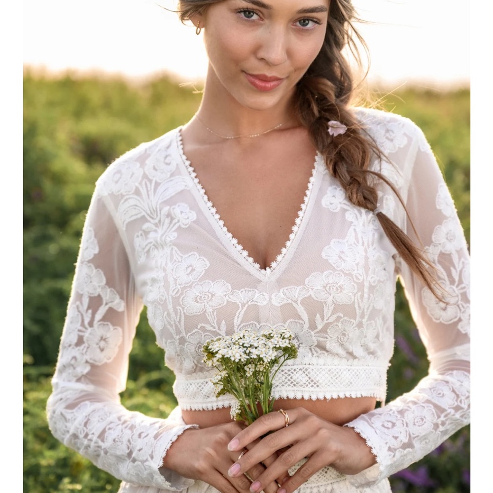 NWT Altar’d State Arissa Embroidered Top